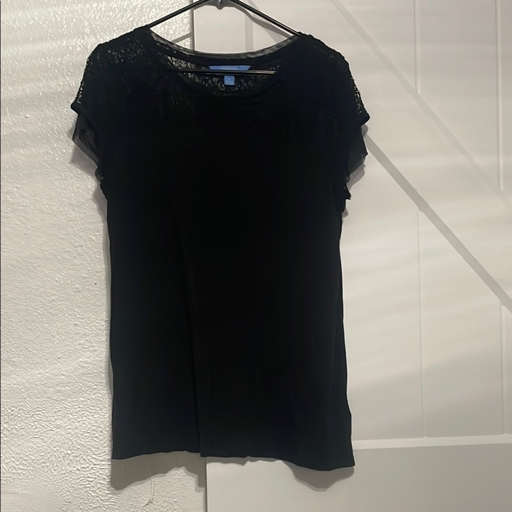 Elegant Black Lace Top